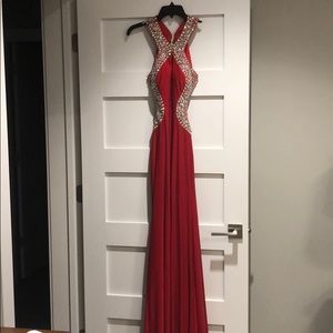 Red prom dress
